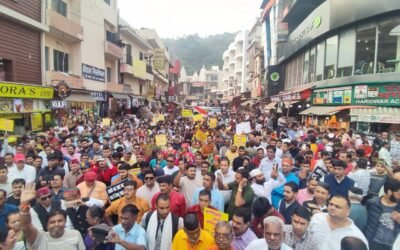 मूल निवास और सशक्त भू-कानून के लिए हरिद्वार की सड़कों पर उतरा जनसैलाब