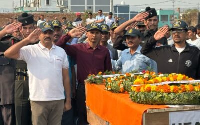 18 गढ़वाल राइफल्स के हवलदार संदीप रावत को गौरव सेनानी एसोसिएशन ने दी श्रद्धांजलि